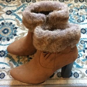 Just like new suede boots, size 7.5